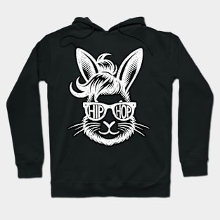 Hop into Hip Hop: Bunny with Bun & Shades Hoodie